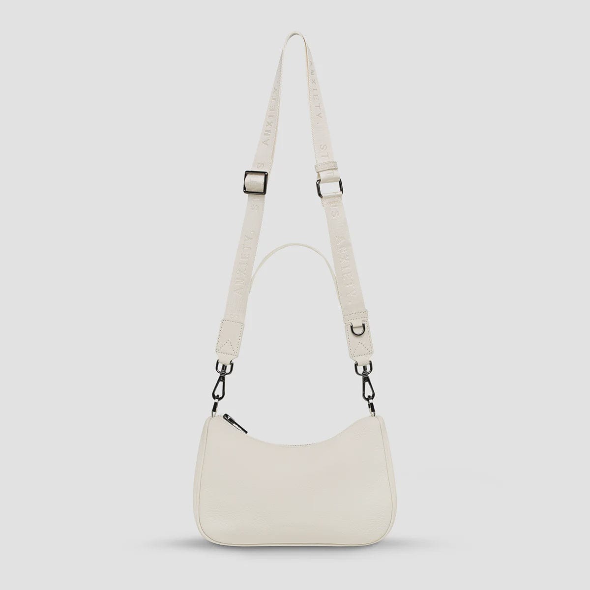 Status Anxiety Handbags - Small Status Anxiety | Look Both Ways - Chalk