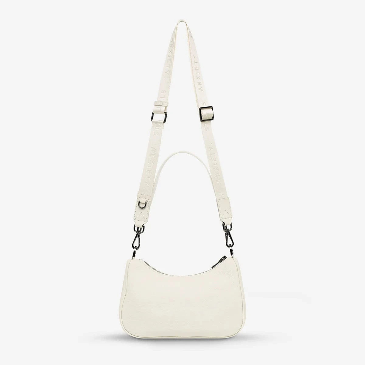 Status Anxiety Handbags - Small Status Anxiety | Look Both Ways - Chalk