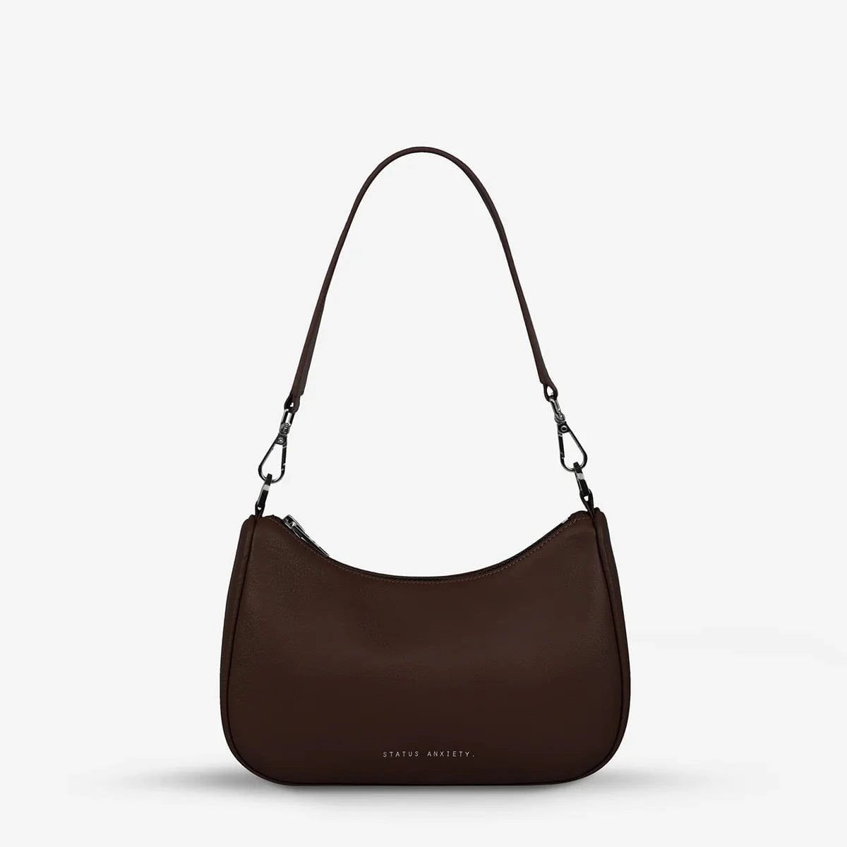 Status Anxiety Handbags - Small Status Anxiety | Look Both Ways - Cocoa