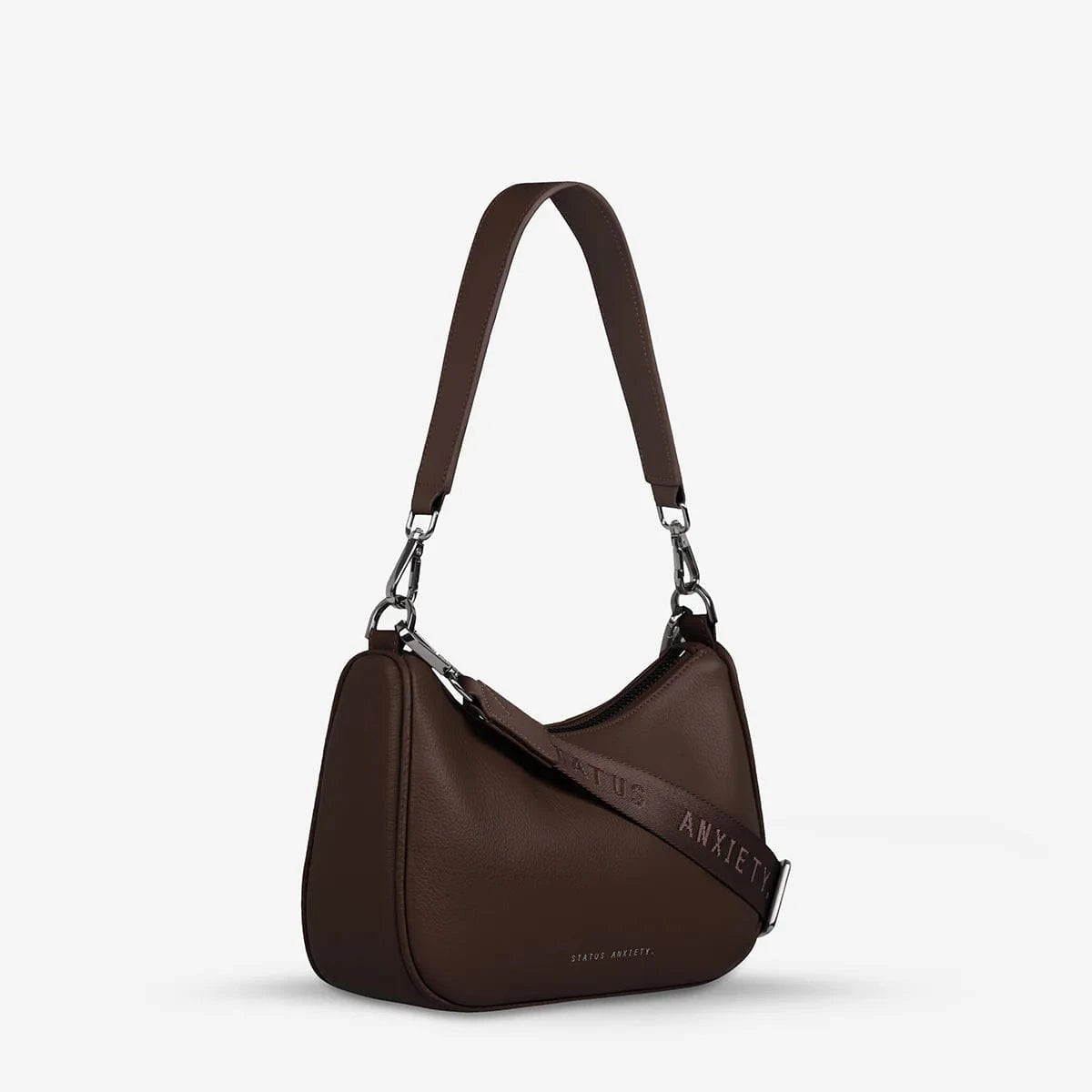 Status Anxiety Handbags - Small Status Anxiety | Look Both Ways - Cocoa