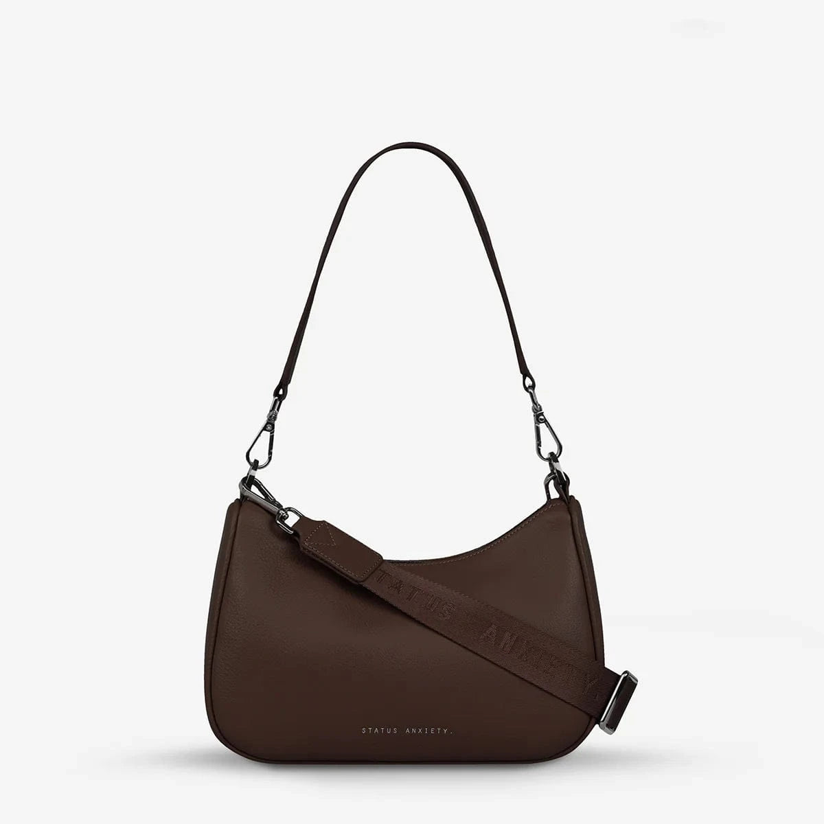 Status Anxiety Handbags - Small Status Anxiety | Look Both Ways - Cocoa