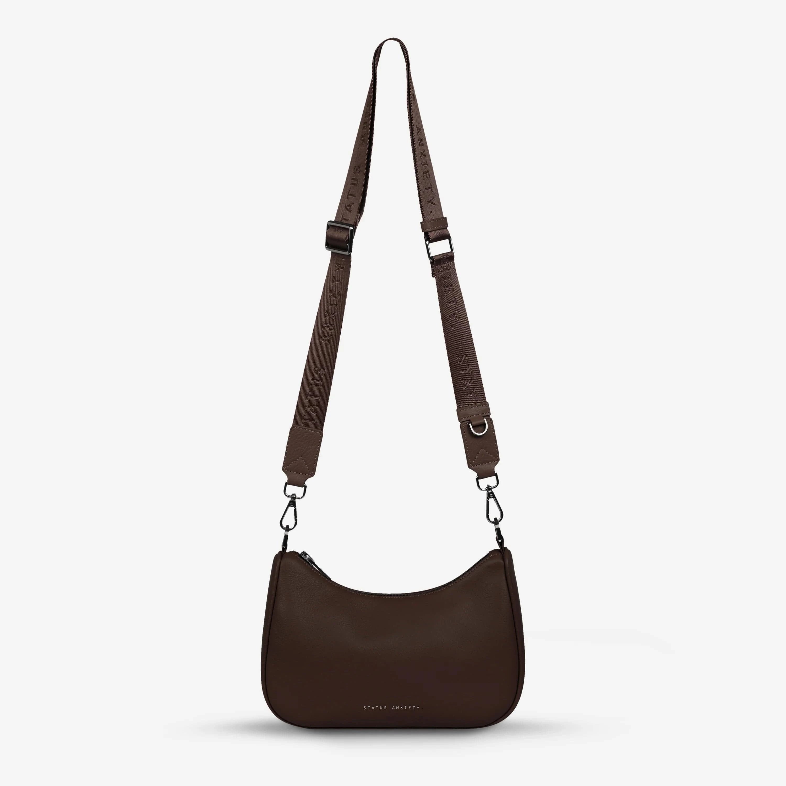 Status Anxiety Handbags - Small Status Anxiety | Look Both Ways - Cocoa