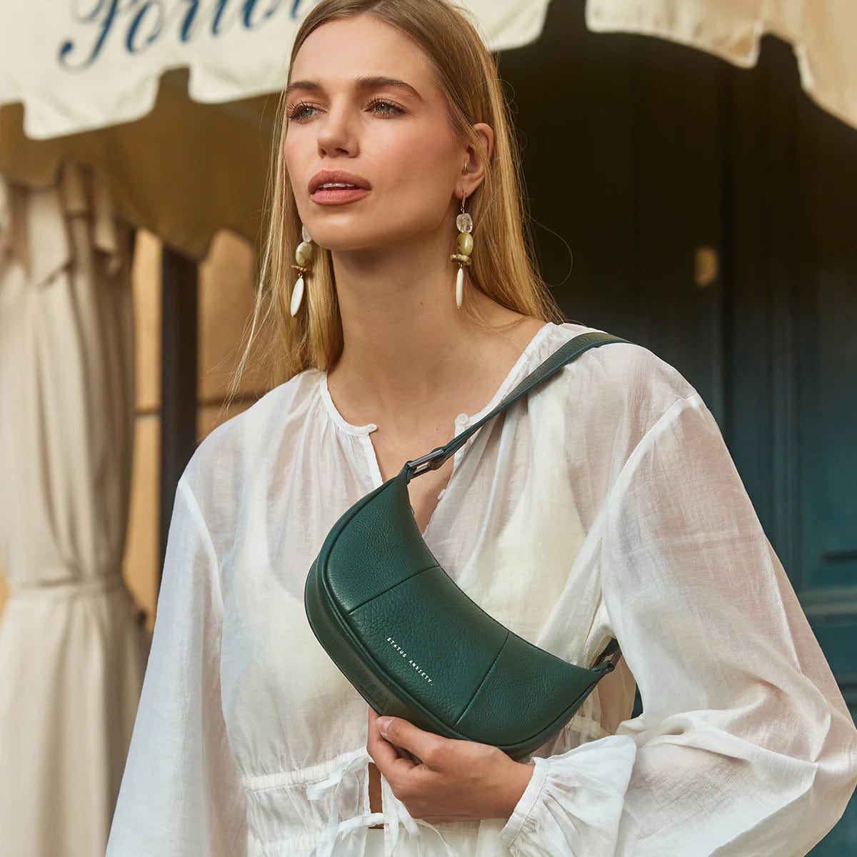 Status Anxiety Handbags - Small Status Anxiety | Solus Bag - Green