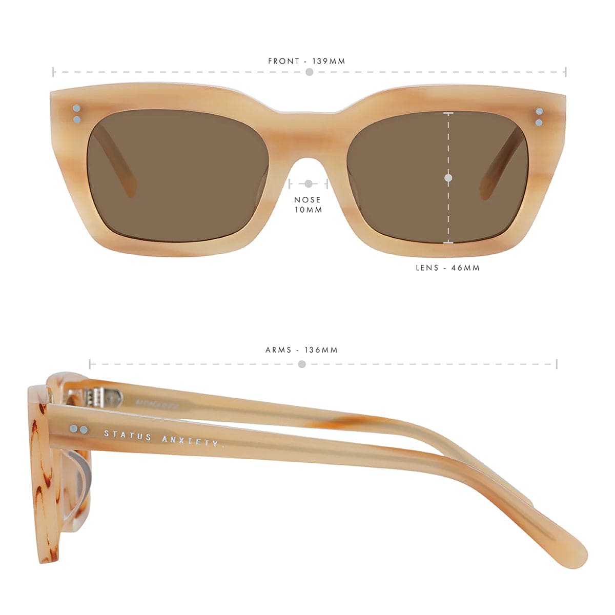 Status Anxiety Sunglasses Status Anxiety | Antagonist Sunglasses - Blonde