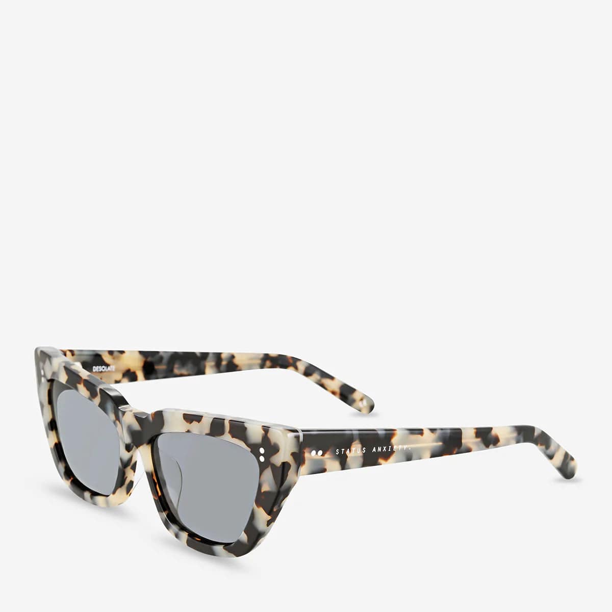 Status Anxiety Sunglasses Status Anxiety | Desolate Sunglasses - White Tort