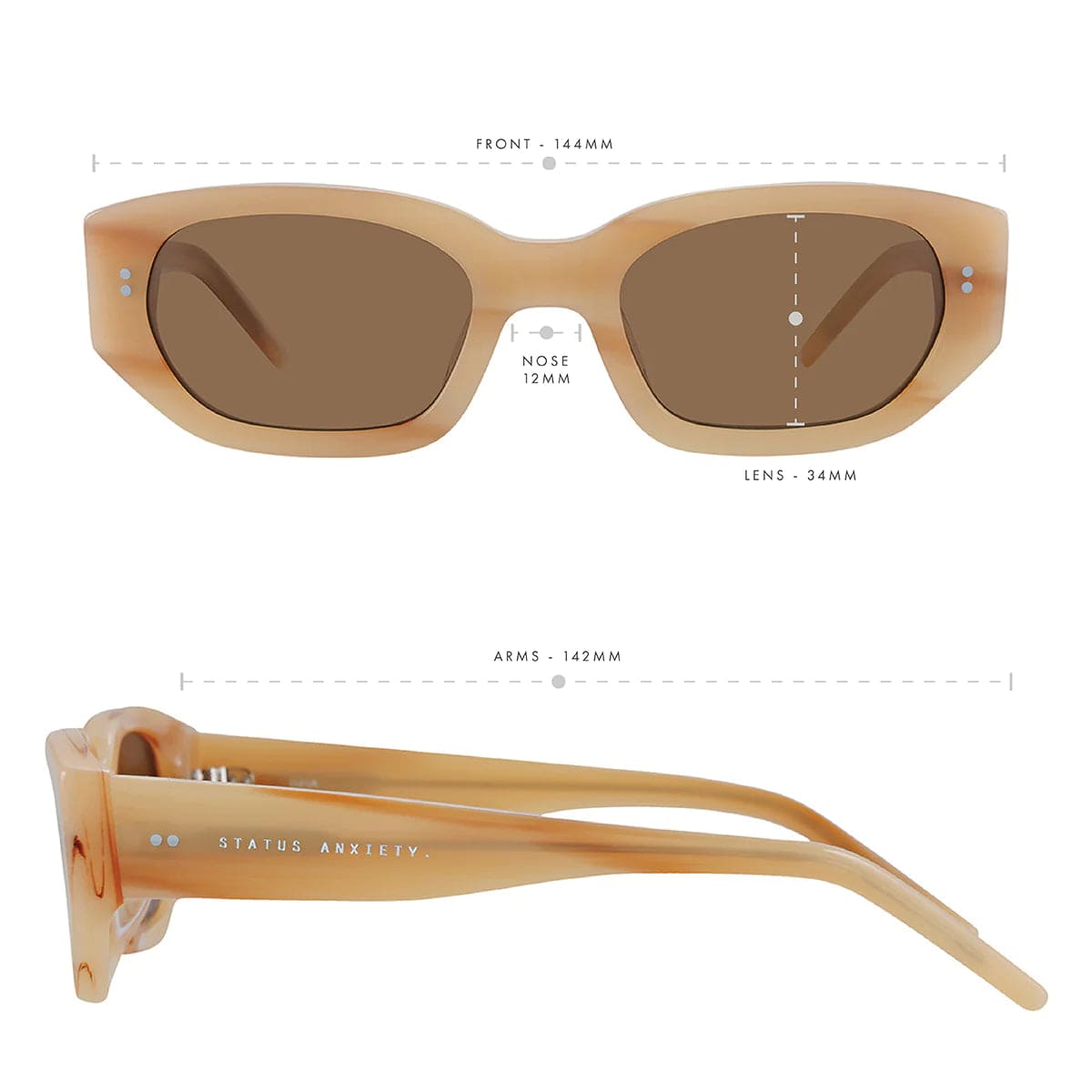 Status Anxiety Sunglasses Status Anxiety | Luna Sunglasses - Blonde