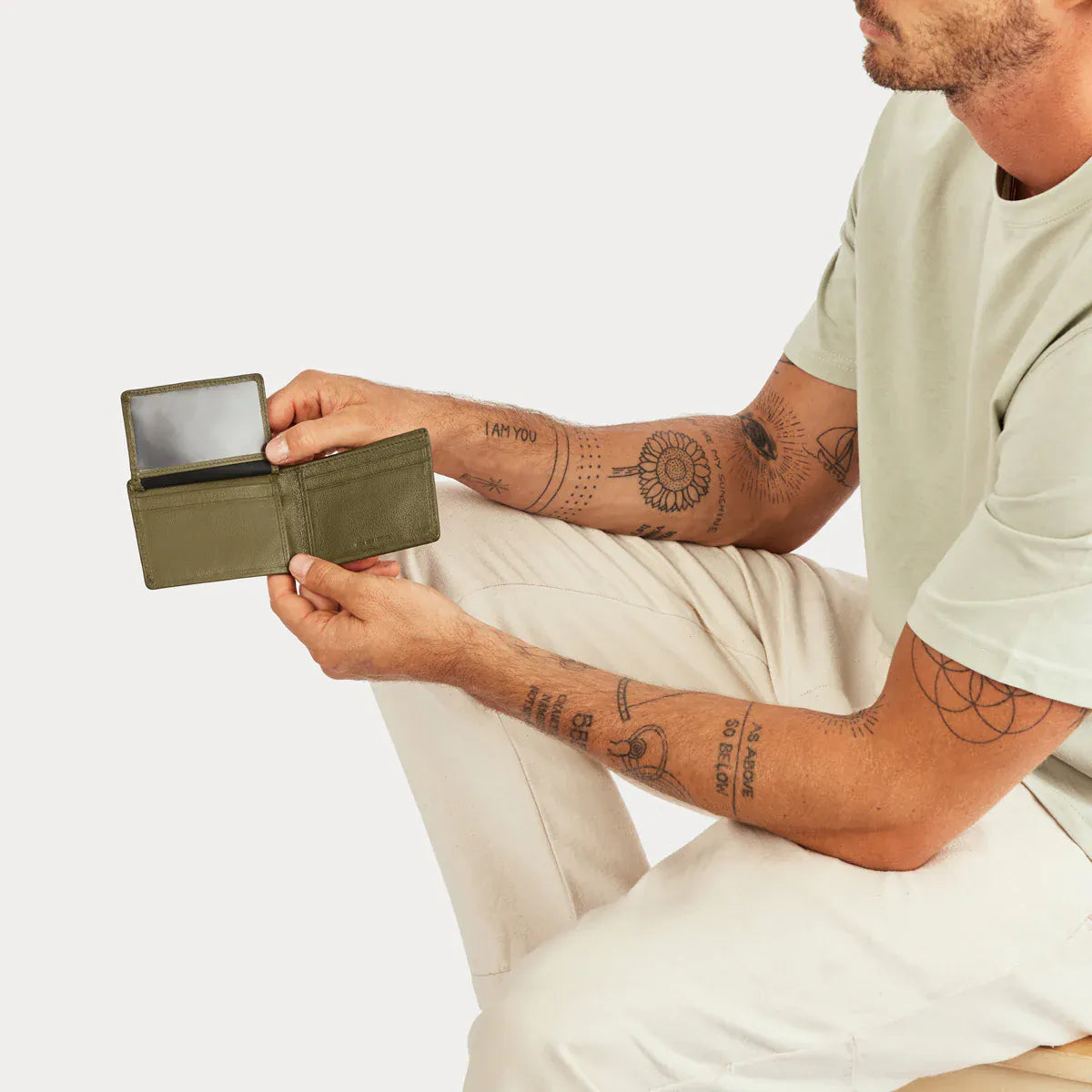 Status Anxiety Wallets Jonah Wallet - Khaki