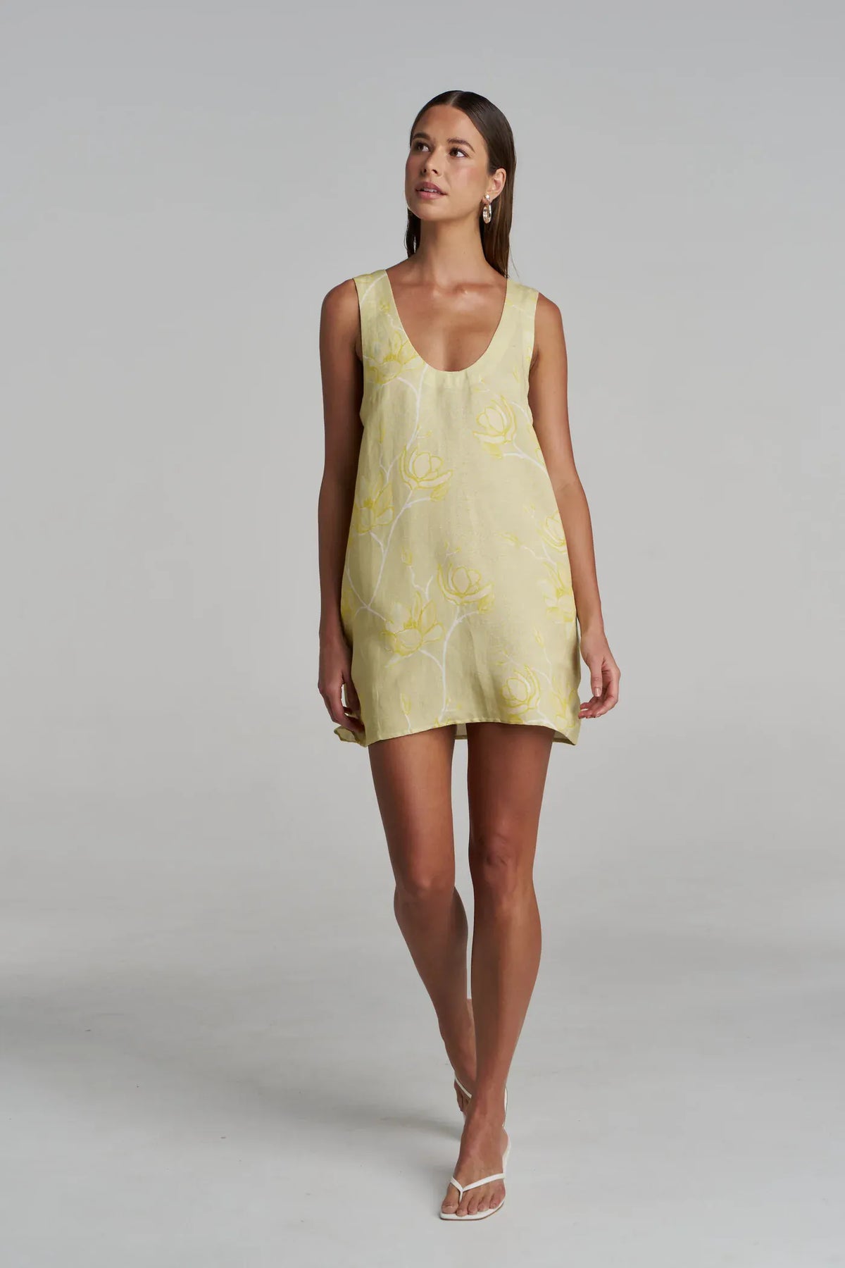 Summi Summi Dresses Flora Mini Dress - Magnolia