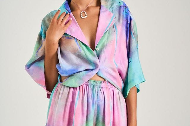 Summi Summi Dresses Luka Shirt Dress - H2O
