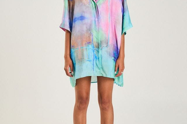 Summi Summi Dresses Luka Shirt Dress - H2O