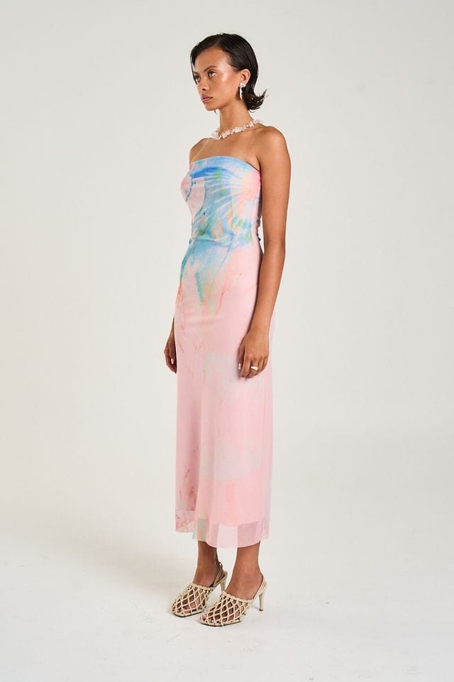 Summi Summi Dresses Stapless Mesh Dress - Meduse Phase
