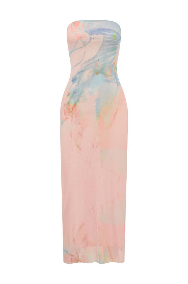 Summi Summi Dresses Stapless Mesh Dress - Meduse Phase
