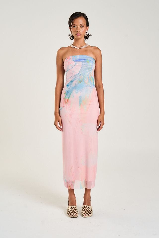 Summi Summi Dresses Stapless Mesh Dress - Meduse Phase