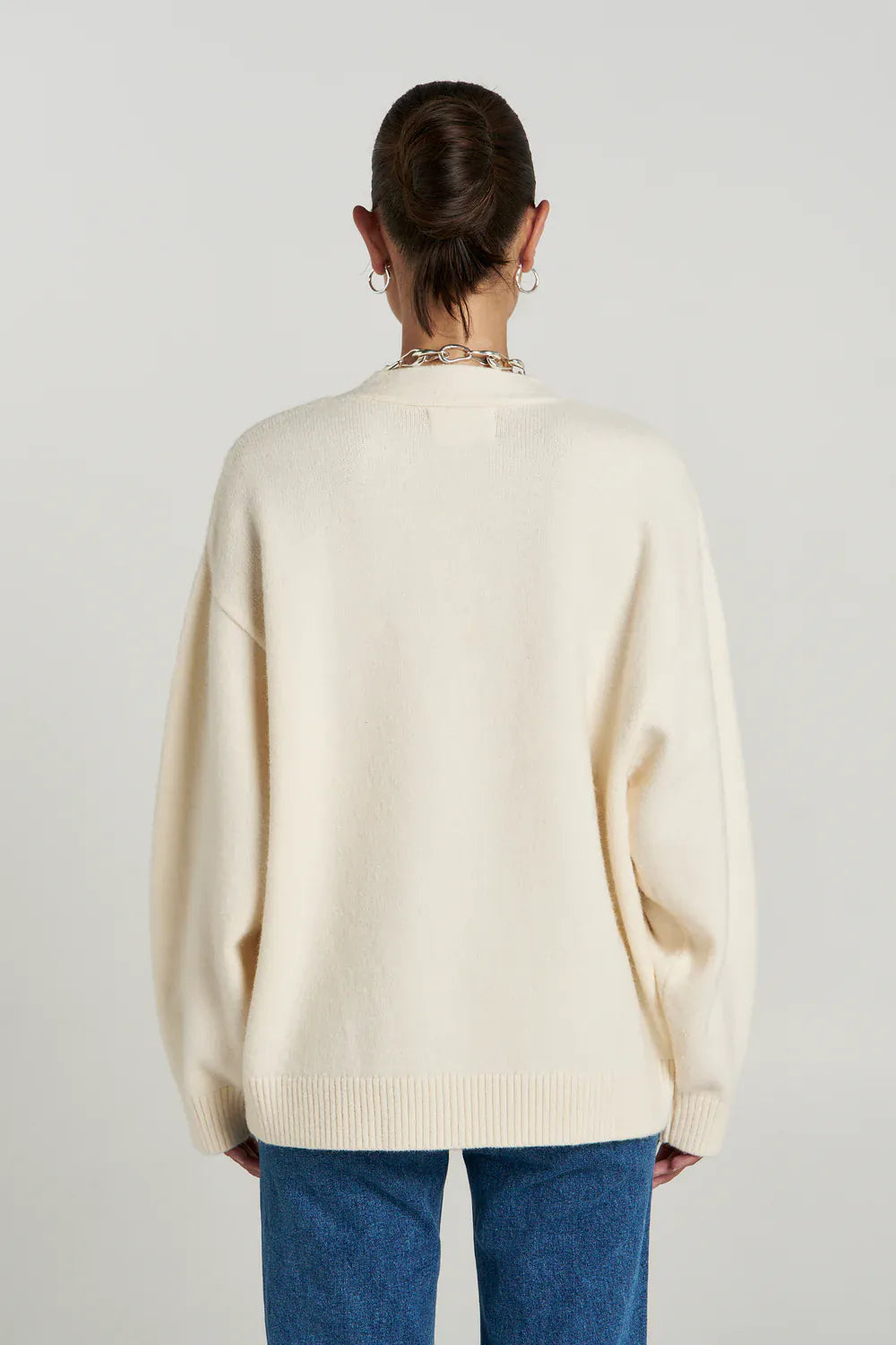 Summi Summi Knits Slouchy Cardigan - Vanilla