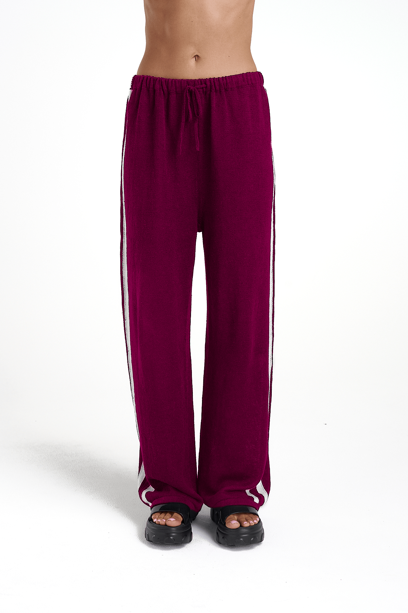 Summi Summi Pants - Casual Summi Summi | Knit Pant - Plum