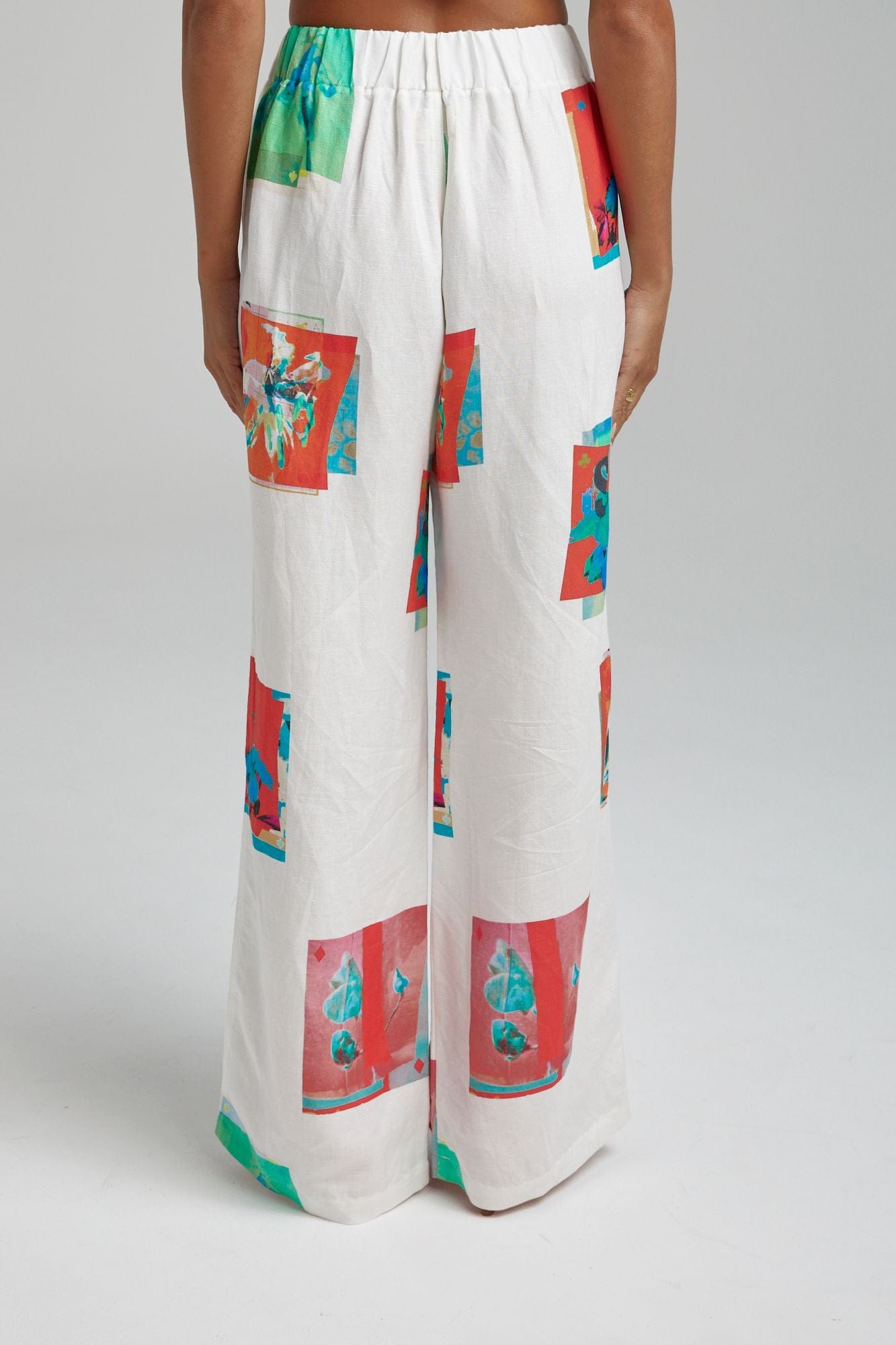 Summi Summi Pants - Casual Summi Summi | Linen Pants - Montage White