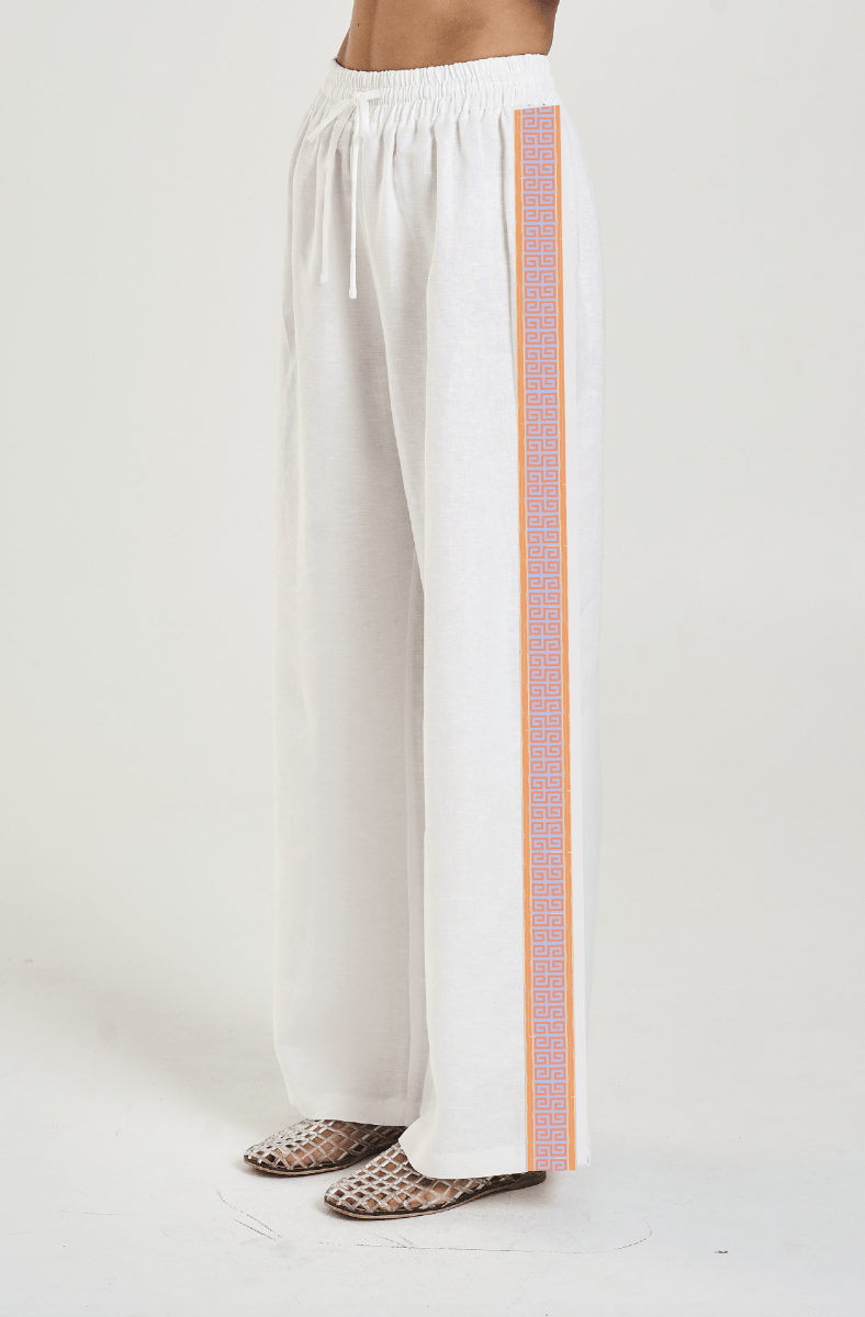 Summi Summi Pants Reverie Wide Leg Pant - White Reverie