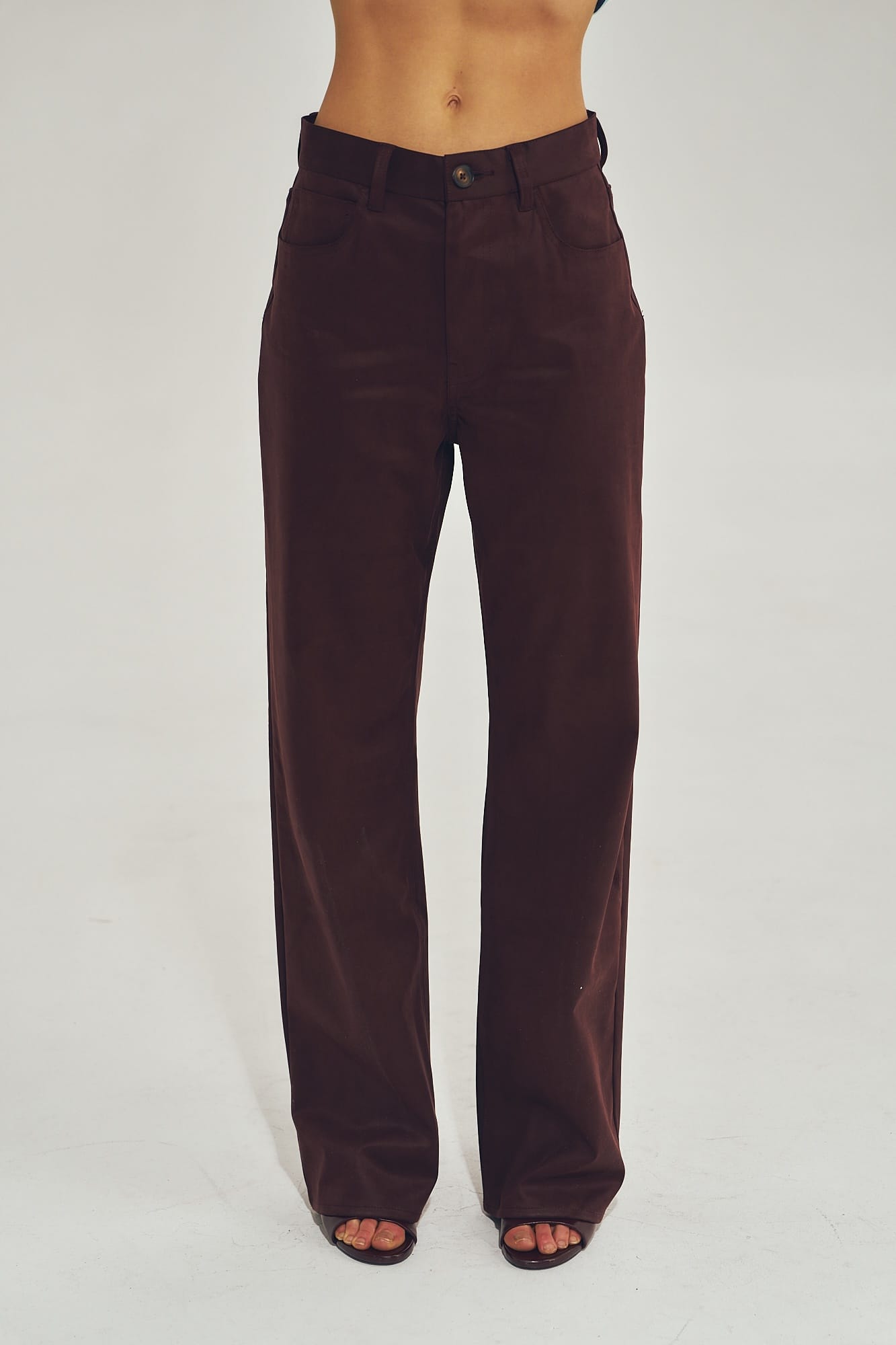 Summi Summi Pants Vegan Suede Jean - Syrah