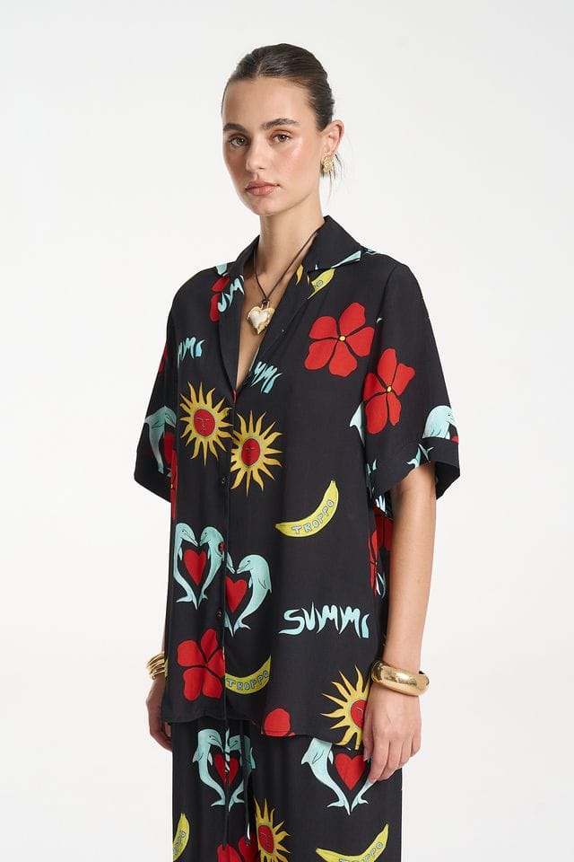 Summi Summi Shirts - Boho Party Shirt - Troppo Night
