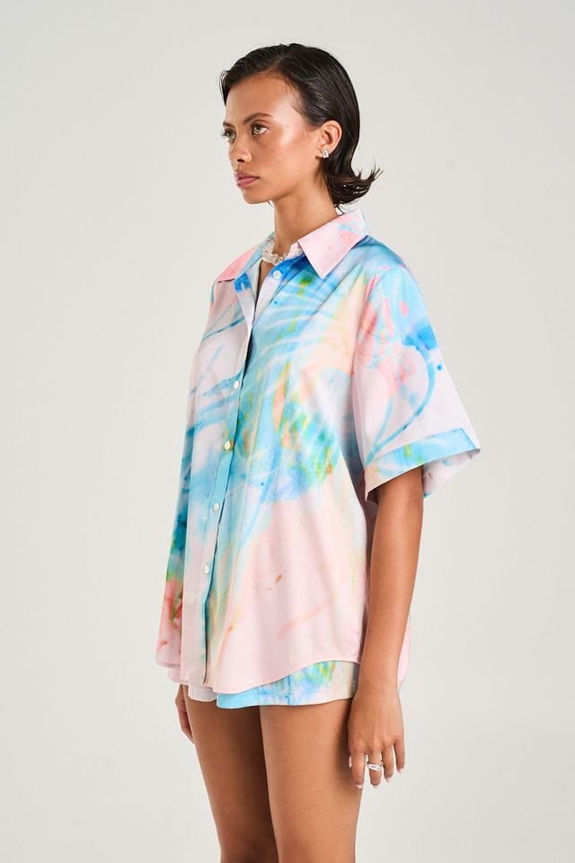 Summi Summi Shirts Button Up Shirt - Meduse Phase