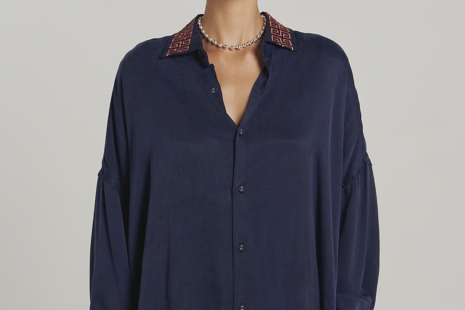 Summi Summi Shirts - Casual Sig LS Shirt - Navy