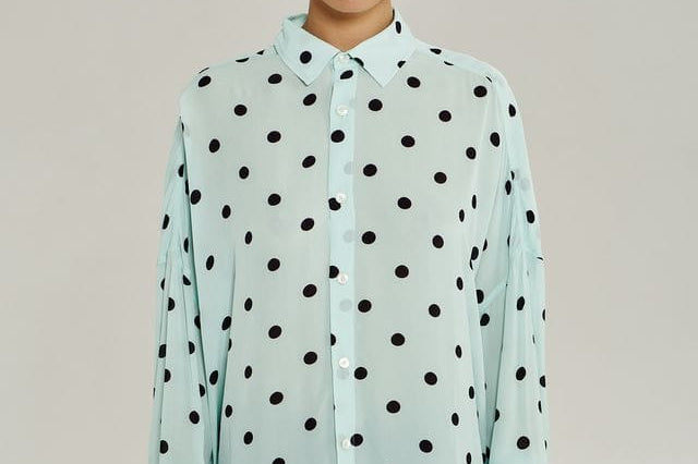 Summi Summi Shirts Dotty LS Shirt - Pinot Drop