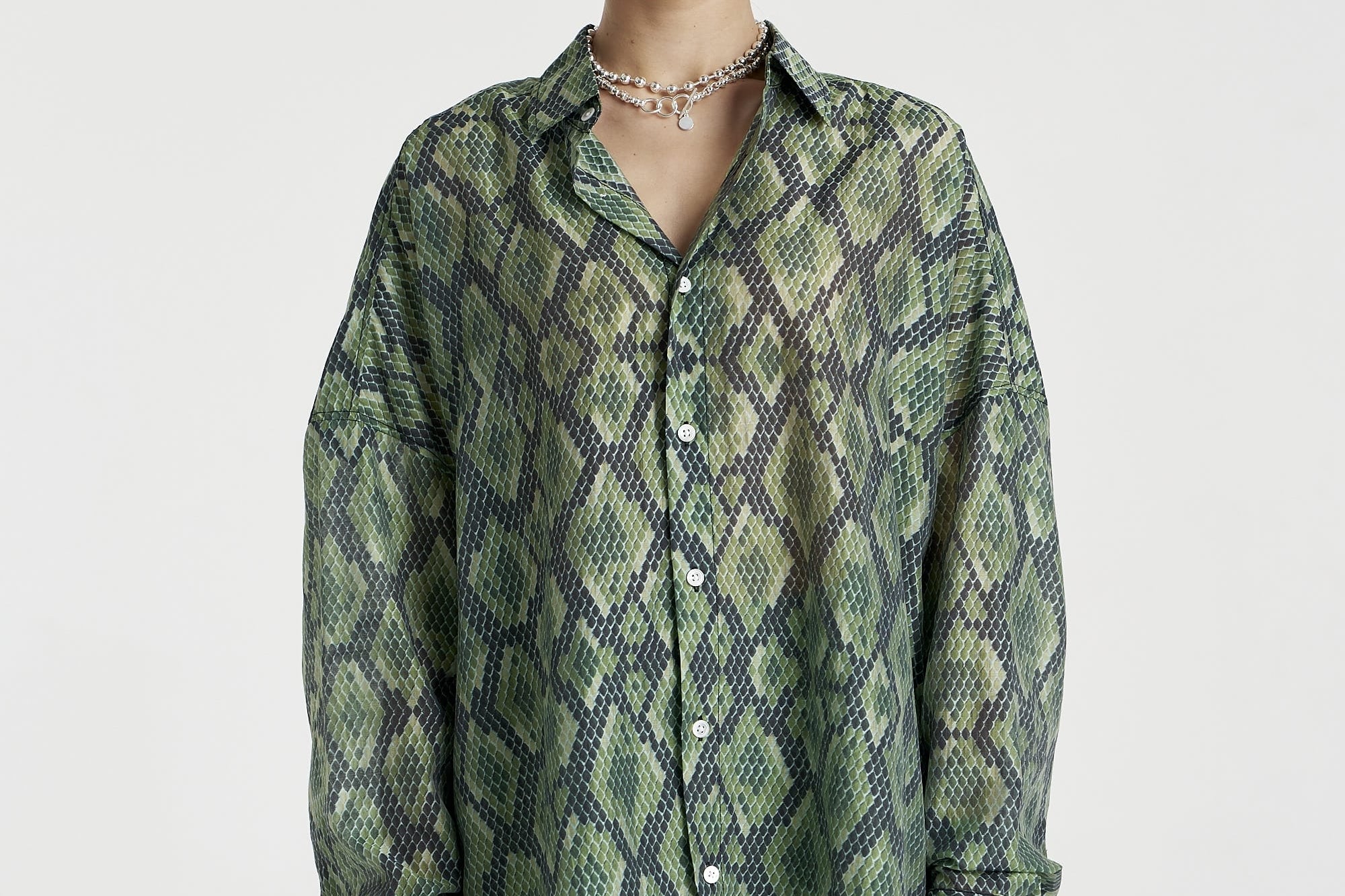 Summi Summi Shirts Sheer LS Shirt - Viper