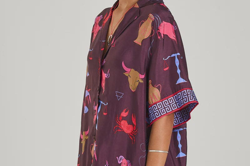 Summi Summi Shirts Summi Summi | Button Up SS Shirt - Zodiac