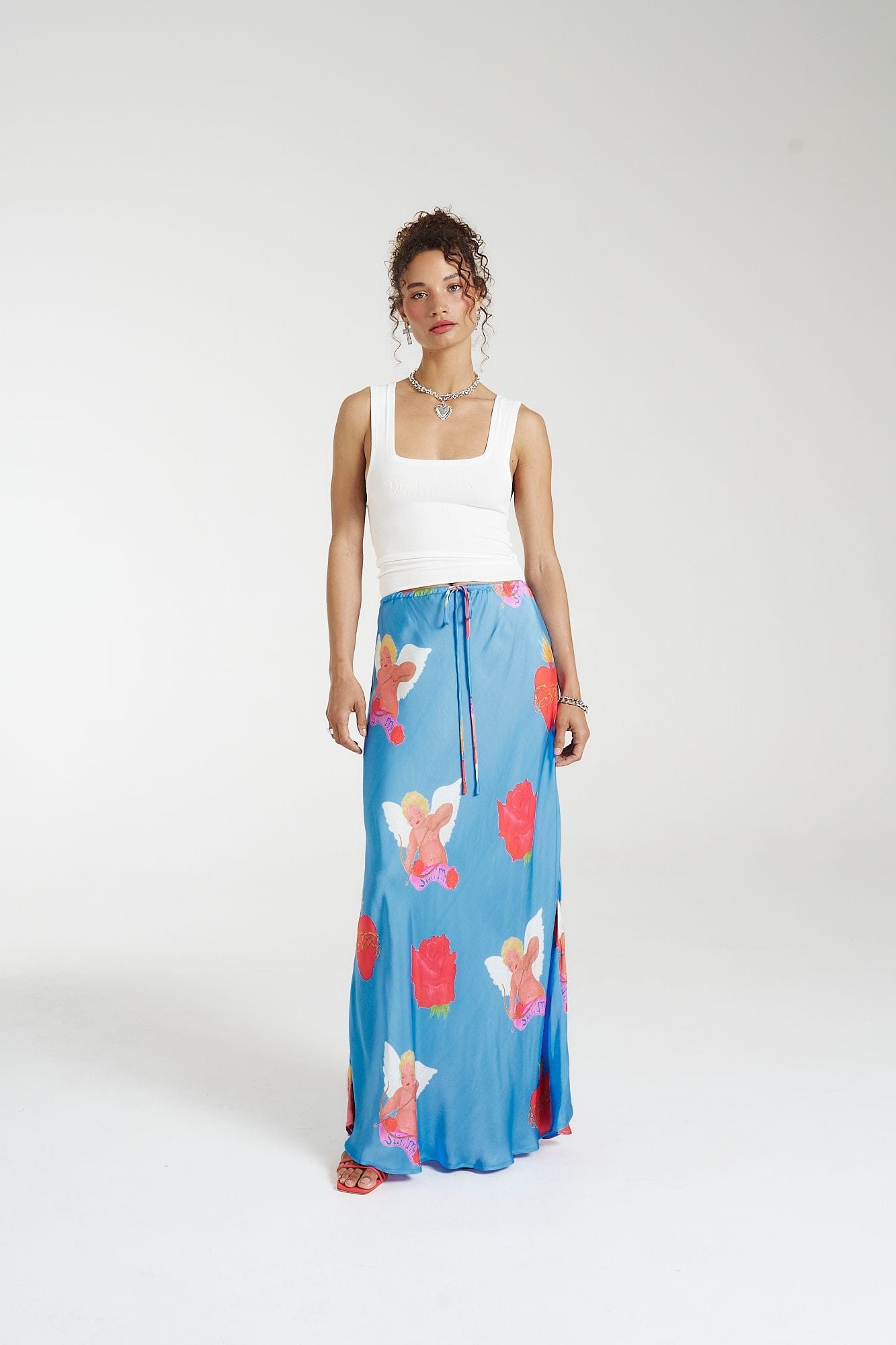 Summi Summi Skirts - Casual Summi Summi | Maxi Bias Skirt - Capulet