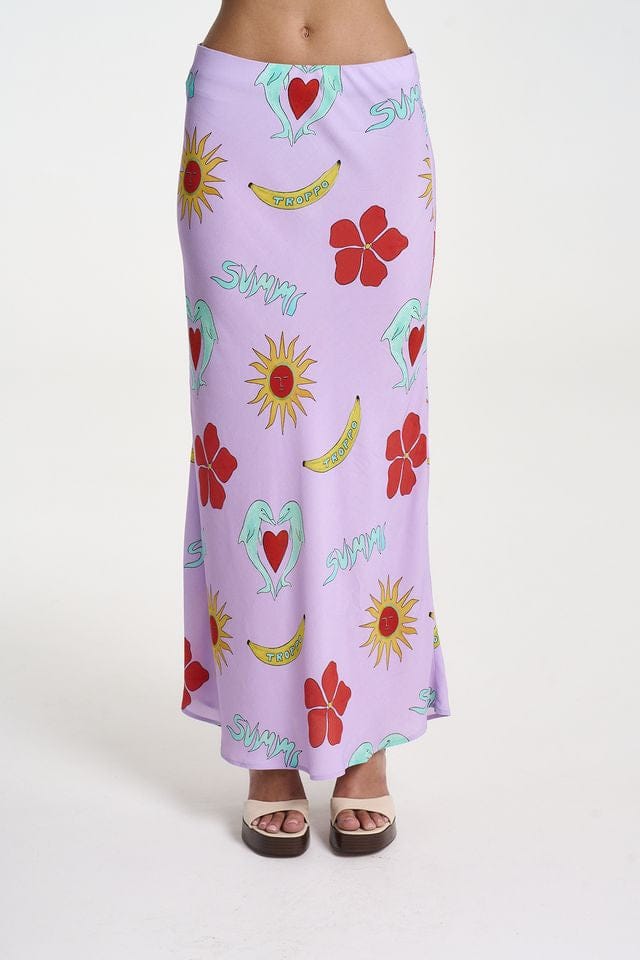 Summi Summi Skirts Slip Skirt - Lilac Troppo