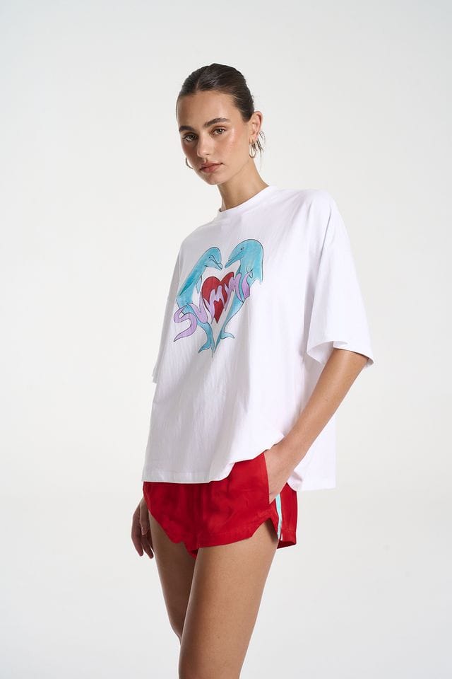 Summi Summi Tees I Heart Dolphins Tee