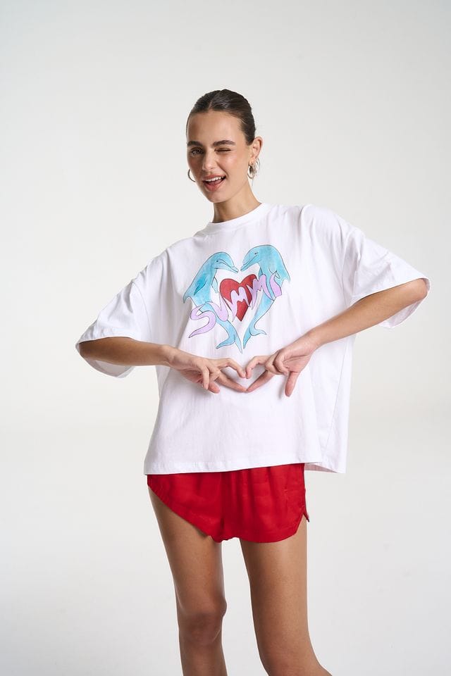 Summi Summi Tees I Heart Dolphins Tee