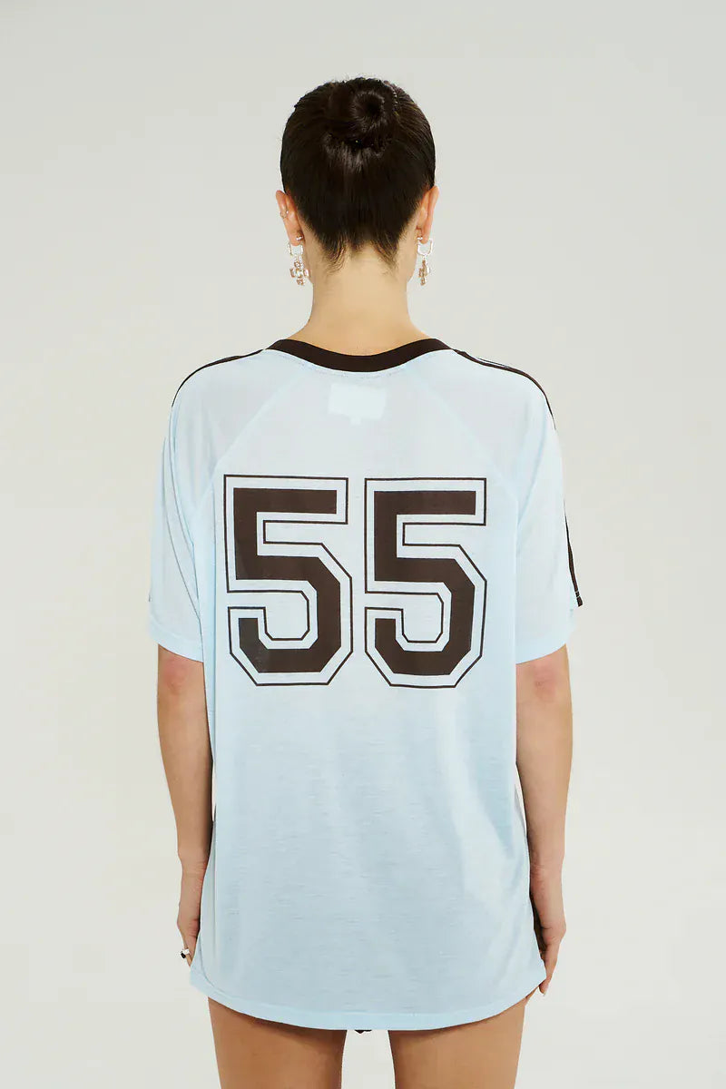 Summi Summi Tees V Neck Jersey Tee - Ice