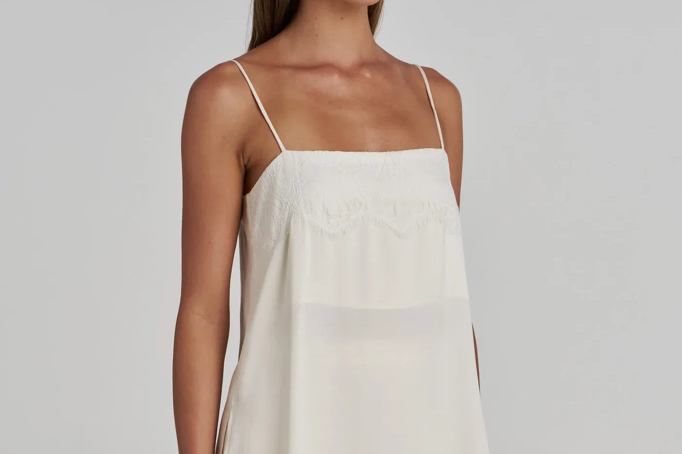Summi Summi Tops Florence Shift Top - White