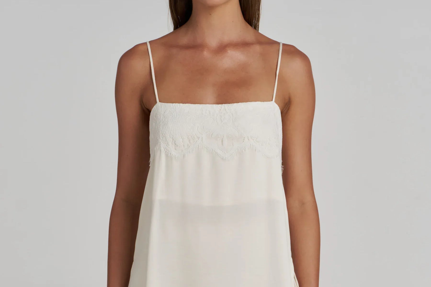 Summi Summi Tops Florence Shift Top - White