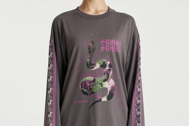 Summi Summi Tops - Long Sleeve Eden LS Tee - Shadow
