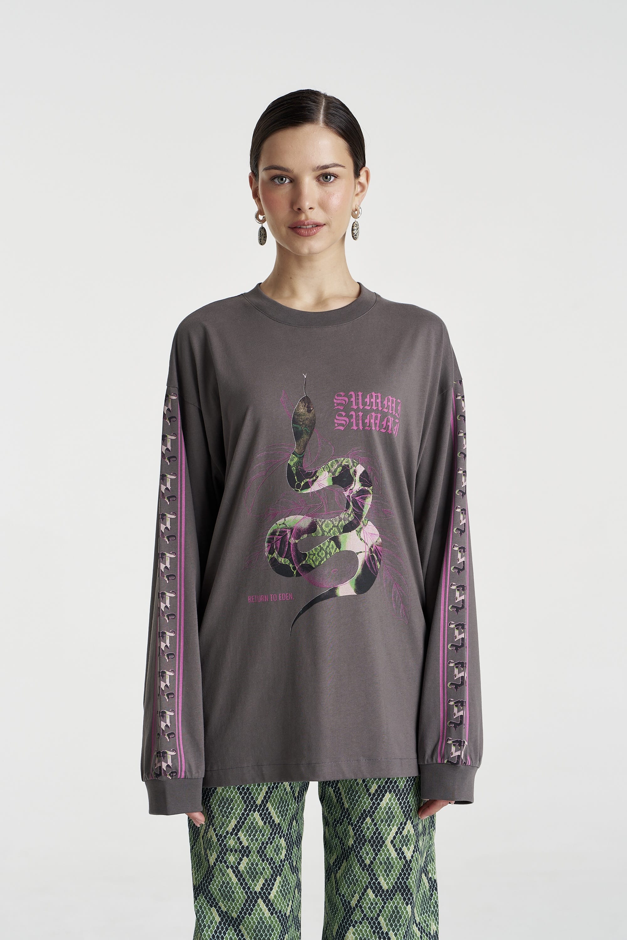 Summi Summi Tops - Long Sleeve Eden LS Tee - Shadow