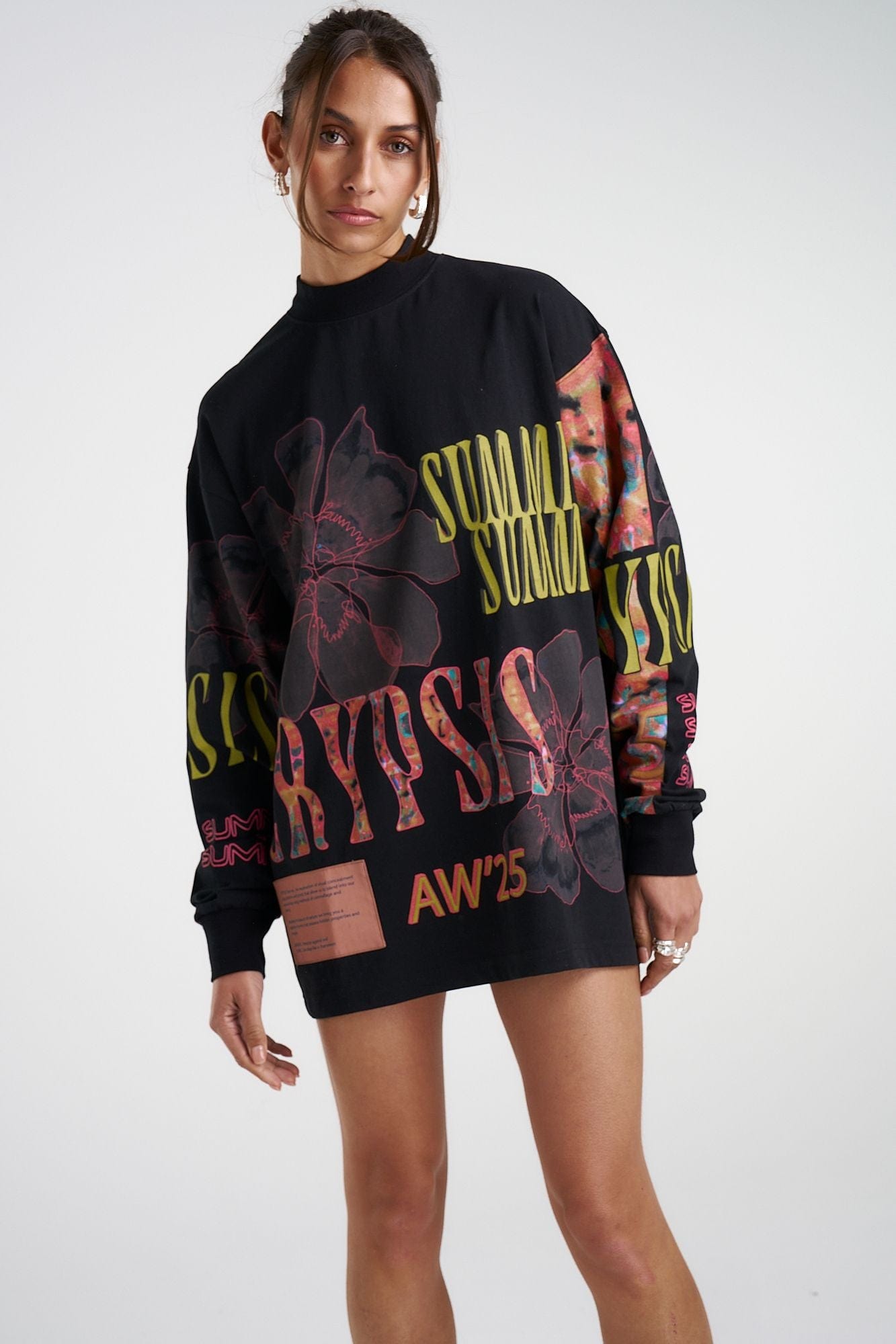 Summi Summi Tops - Long Sleeve Summi Summi | LS Band Tee - Chamo