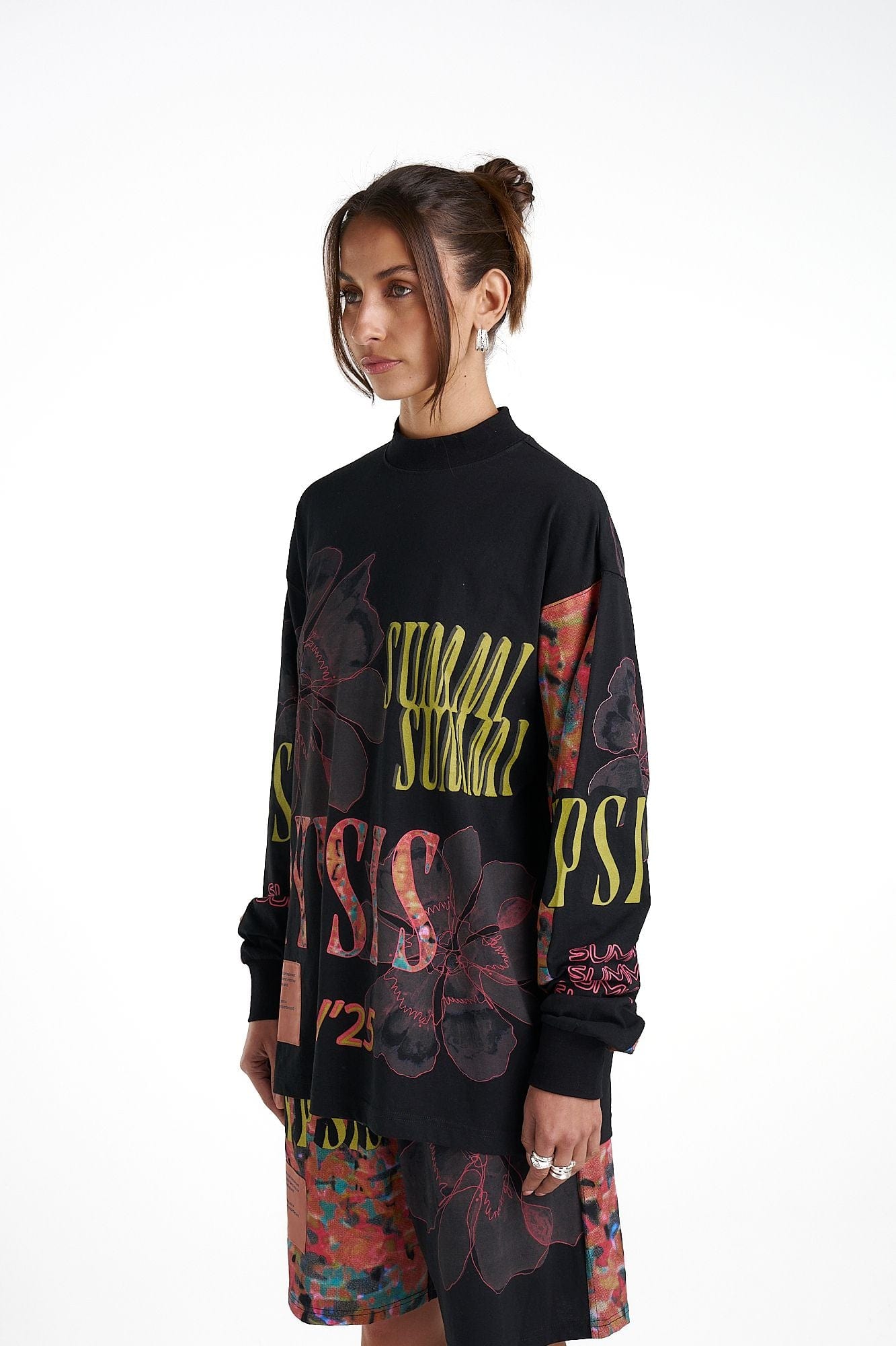 Summi Summi Tops - Long Sleeve Summi Summi | LS Band Tee - Chamo
