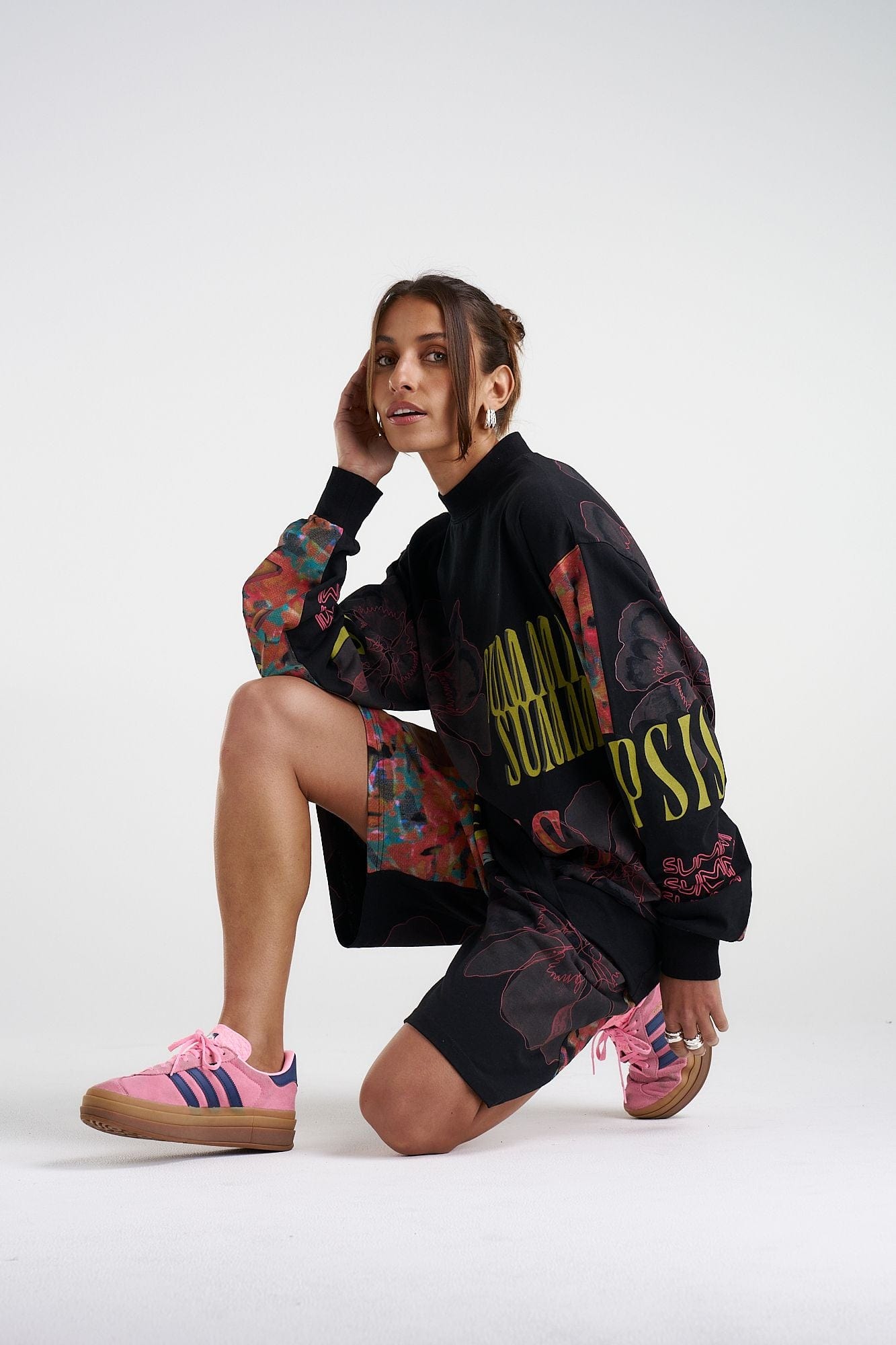 Summi Summi Tops - Long Sleeve Summi Summi | LS Band Tee - Chamo