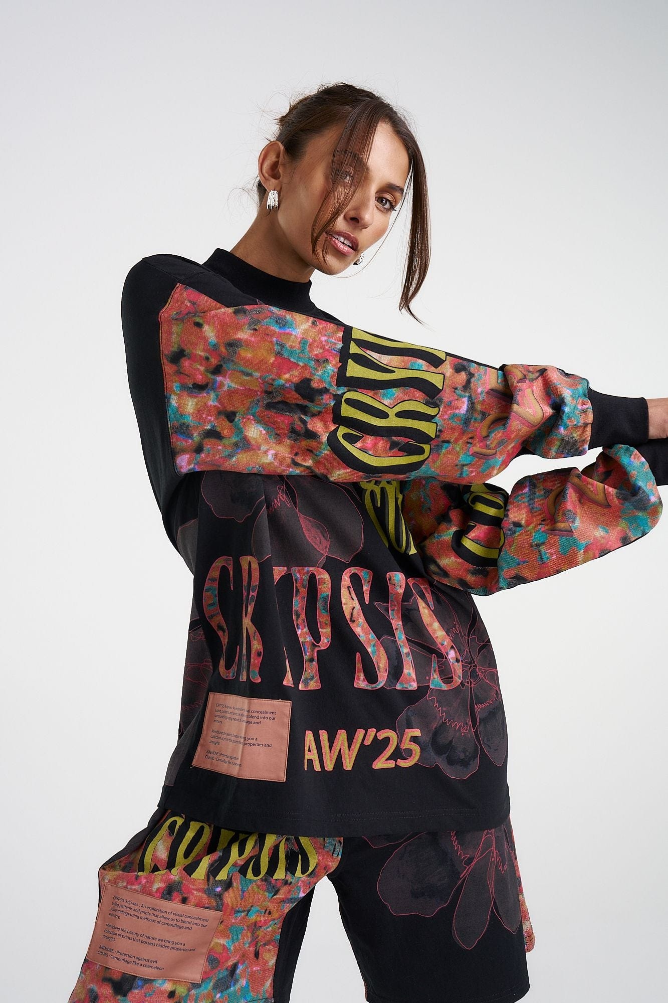 Summi Summi Tops - Long Sleeve Summi Summi | LS Band Tee - Chamo