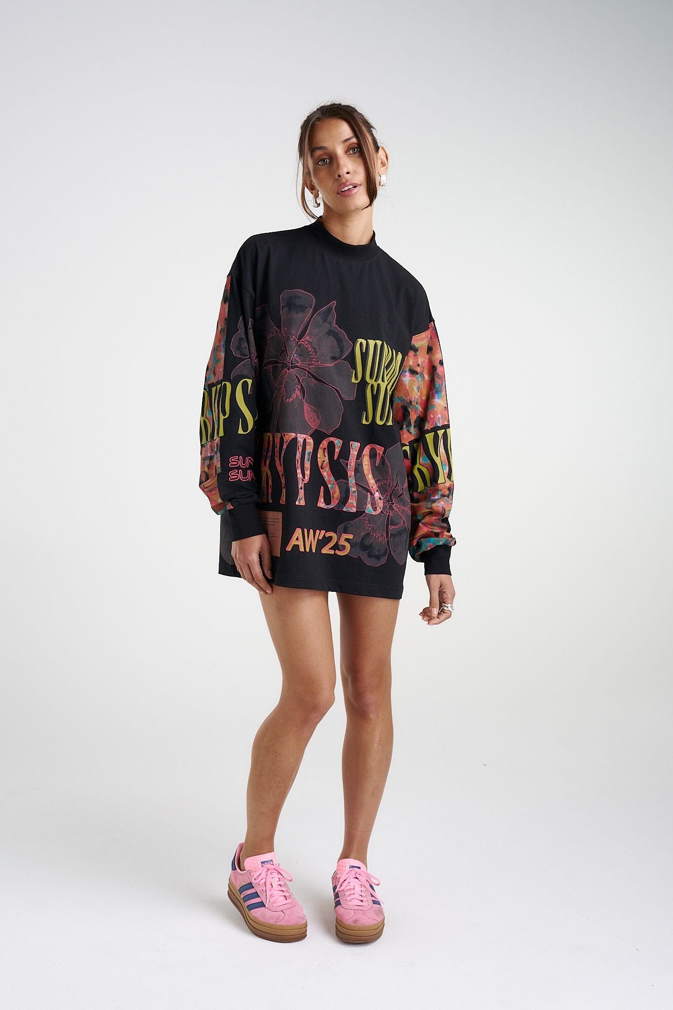 Summi Summi Tops - Long Sleeve Summi Summi | LS Band Tee - Chamo