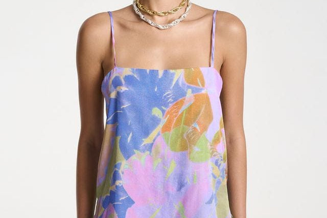 Summi Summi Tops Shift Tunic Top - Bananas