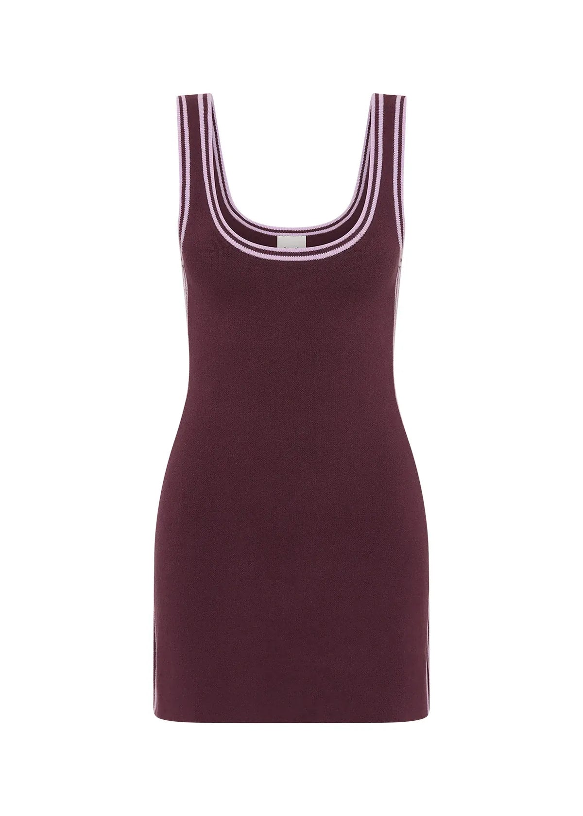 The Upside Dresses - Knit Lori Knit Mini Dress - Plum