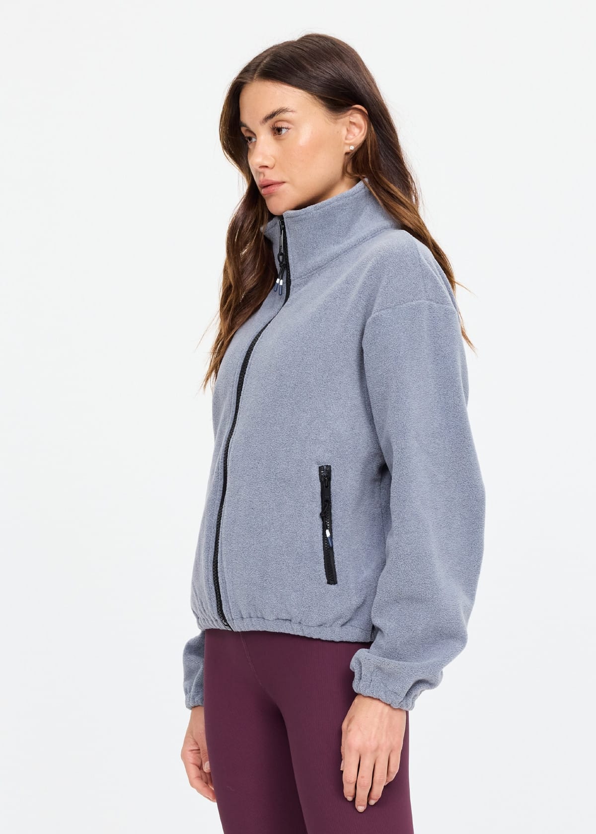 The Upside Jackets - Fur/Shearing Sol Fleece Jacket - Grey Smoke