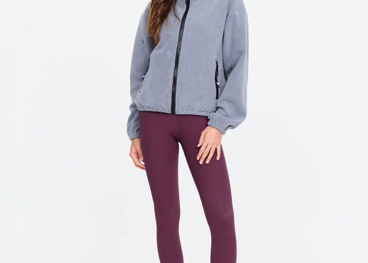 The Upside Jackets - Fur/Shearing Sol Fleece Jacket - Grey Smoke