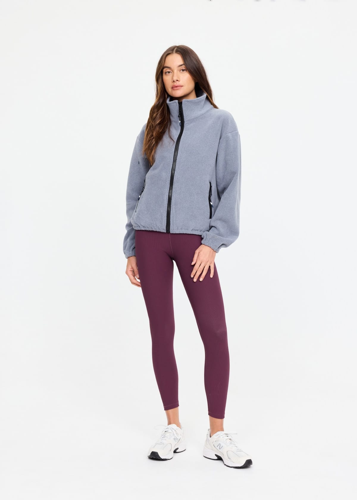 The Upside Jackets - Fur/Shearing Sol Fleece Jacket - Grey Smoke