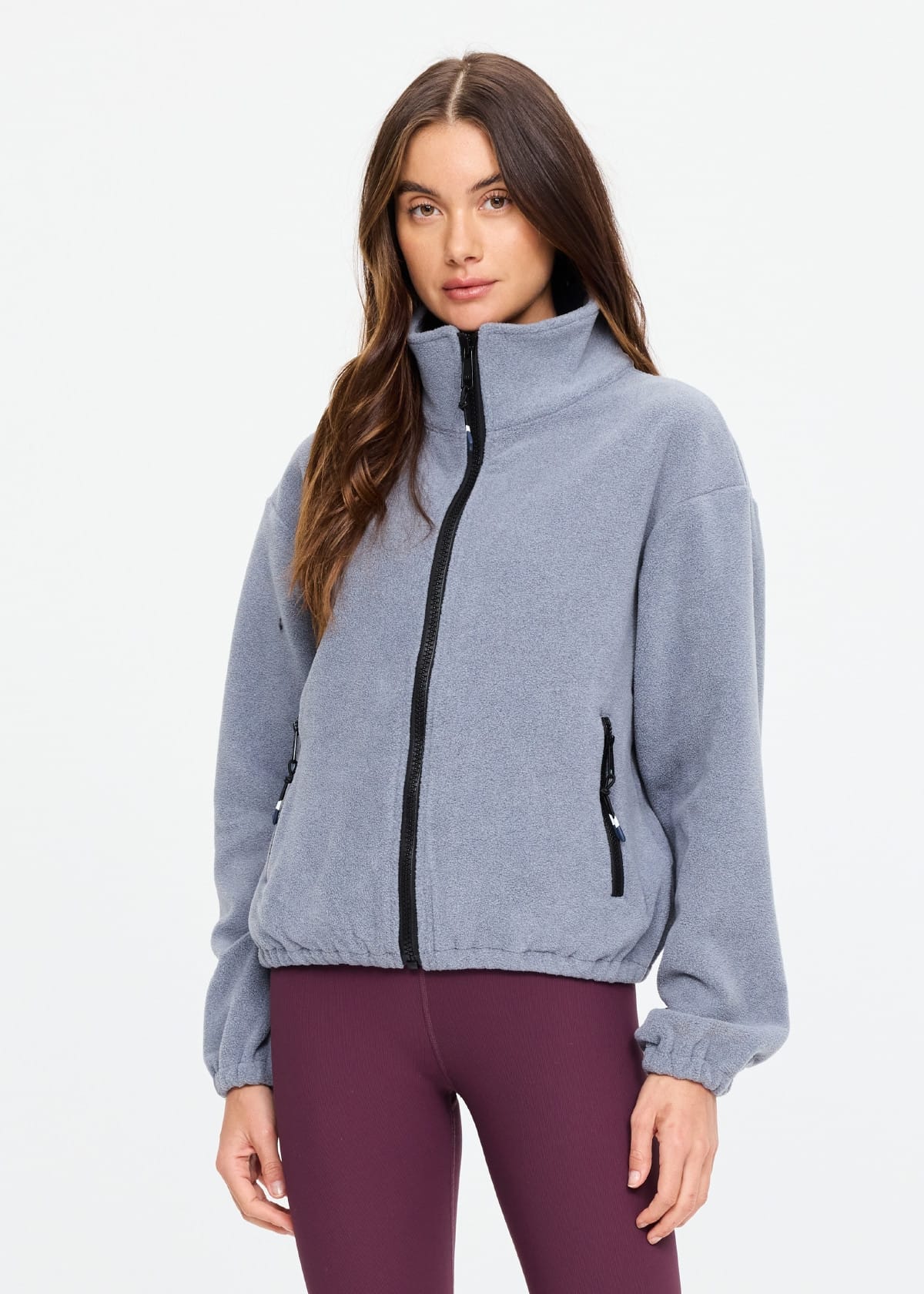 The Upside Jackets - Fur/Shearing Sol Fleece Jacket - Grey Smoke