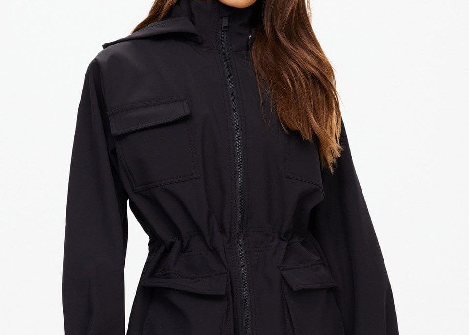 The Upside Jackets The Upside | Freddie Fleece Lined Anorak - Black