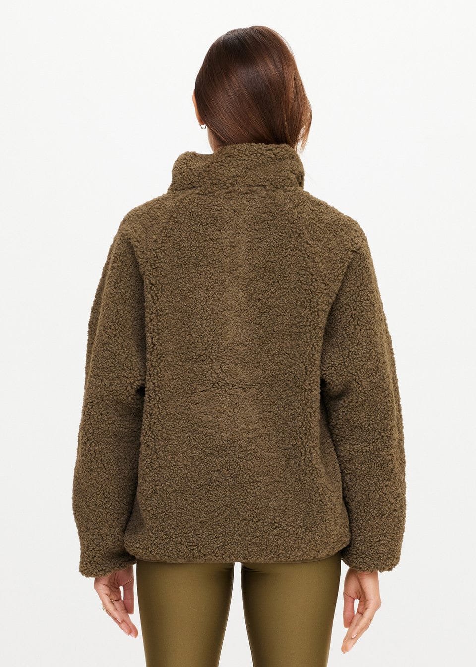 The Upside Jumpers Harlow Fleece Pullover - Olive